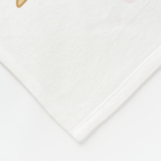 I Love Pugs Fleece Deken (Hoek)