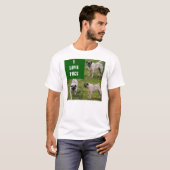 I Love Pugs Mannen Shirt (Voorkant volledig)