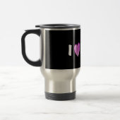 I Love Pugs Reisbeker (Links)