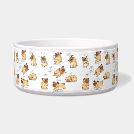 I Love Pugs Voerbakje