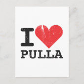 I Love Pulla Briefkaart (Voorkant)