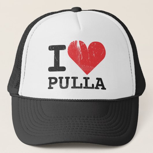 I Love Pulla Trucker Pet (Voorkant)
