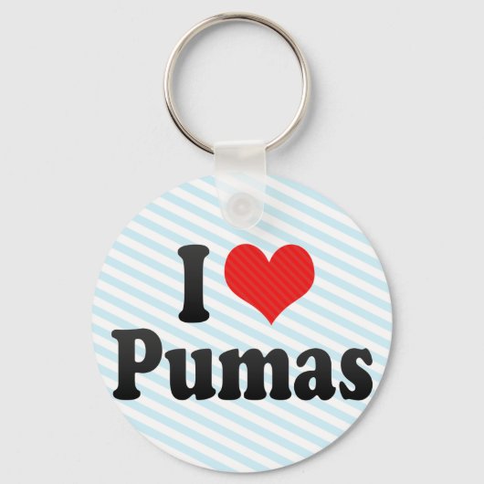 I Love Pumas Sleutelhanger (Voorkant)