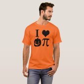 I Love Pumpkin Pi T-shirt (Voorkant volledig)
