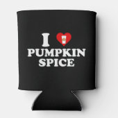 I Love Pumpkin Spice Blikjeskoeler (Achterkant)