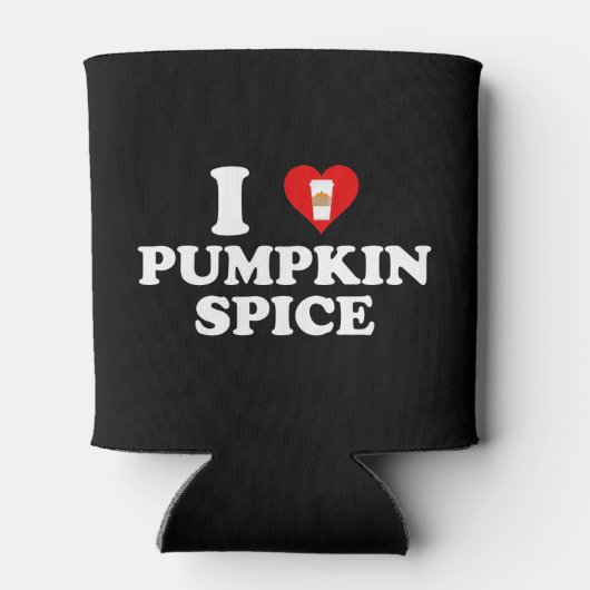 I Love Pumpkin Spice Blikjeskoeler (Achterkant)