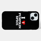 I Love Pumpkin Spice Case-Mate iPhone Case (Achterkant (horizontaal))
