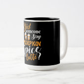 I Love Pumpkin Spice Latte Mok (Voorkant rechts)