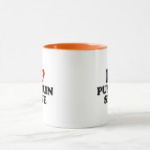 I Love Pumpkin Spice Mok (Midden)