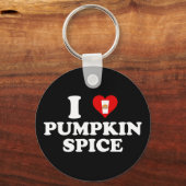 I Love Pumpkin Spice Sleutelhanger (Voorkant)
