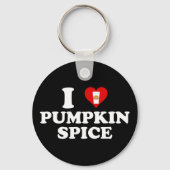 I Love Pumpkin Spice Sleutelhanger (Achterkant)