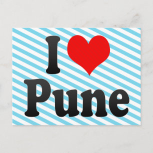 I Love Pune, India Briefkaart