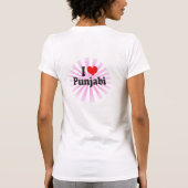 I Love Punjabi T-shirt (Achterkant)