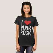 I Love Punk Rock T-shirt (Voorkant volledig)