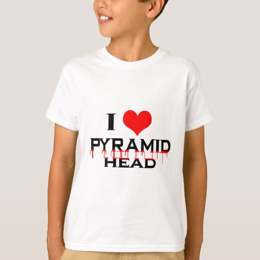 I Love Pyramid Head T-shirt (Voorkant)