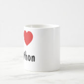 I Love Python Programming Koffiemok (Center)