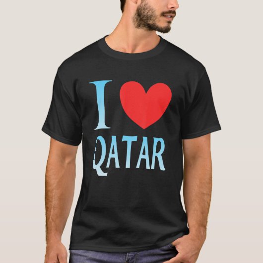 I love Qatar T-shirt (Voorkant)