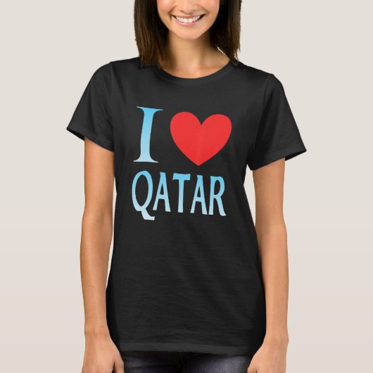 I love Qatar T-shirt (Voorkant)