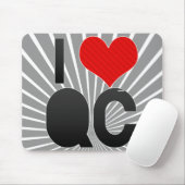 I Love QC Muismat (Met muis)