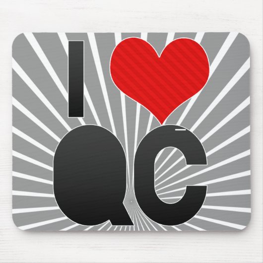 I Love QC Muismat (Voorkant)