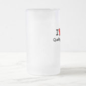 I Love QCB (Quality Craft Beer) Frosted Mok (Center)