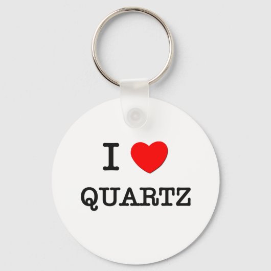 I Love Quartz Sleutelhanger (Voorkant)