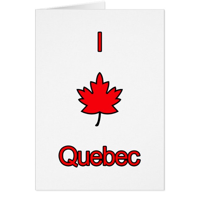 I Love Quebec (Voorkant)