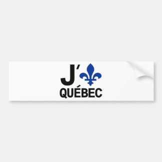 I Love Quebec Bumpersticker