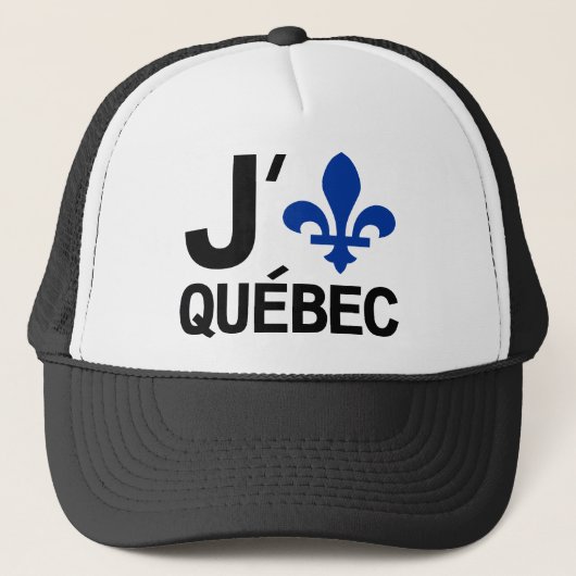 I Love Quebec Trucker Pet (Voorkant)
