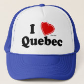 I Love Quebec Trucker Pet (Voorkant)