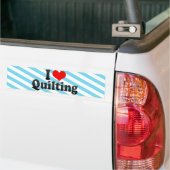 I Love Quilting Bumpersticker (Op Truck)