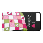 I Love Quilting iPhone 7 Plus Hoesje (Achterkant (Horizontaal))