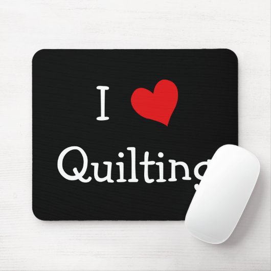 I Love Quilting Muismat (Met muis)