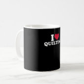 I Love Quilting Premium Koffiemok (Voorkant links)