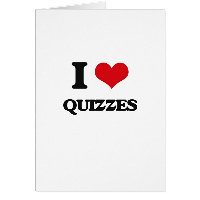 I Love Quizzes (Voorkant)