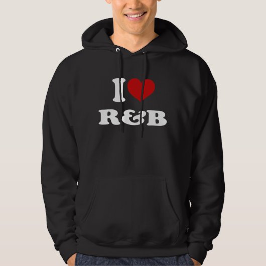 I Love R&B Hoodie (Voorkant)