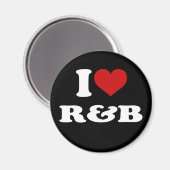 I Love R&B Magneet (Voorkant / Achterkant)