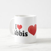 I Love Rabbis Koffiemok (Voorkant links)