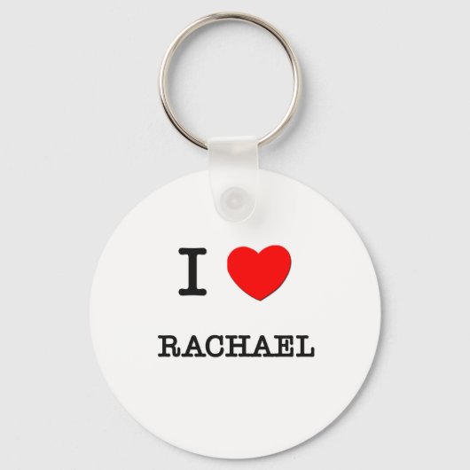 I Love Rachael Sleutelhanger (Voorkant)