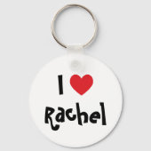 I Love Rachel Sleutelhanger (Voorkant)