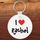 I Love Rachel Sleutelhanger (Voorkant)