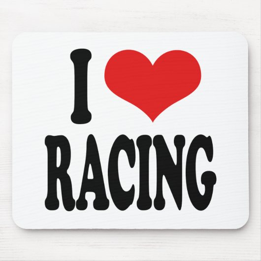 I Love Racing Muismat (Voorkant)