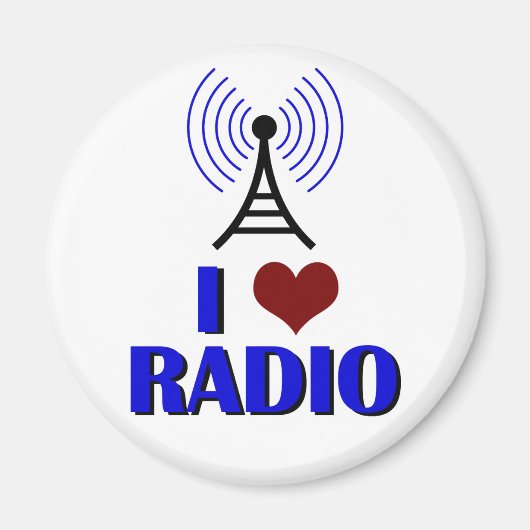 I Love Radio Magneet (Voorkant)