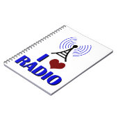I Love Radio Notitieboek (Linkerzijde)