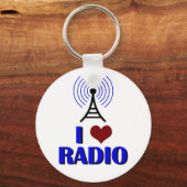 I Love Radio Sleutelhanger (Achterkant)