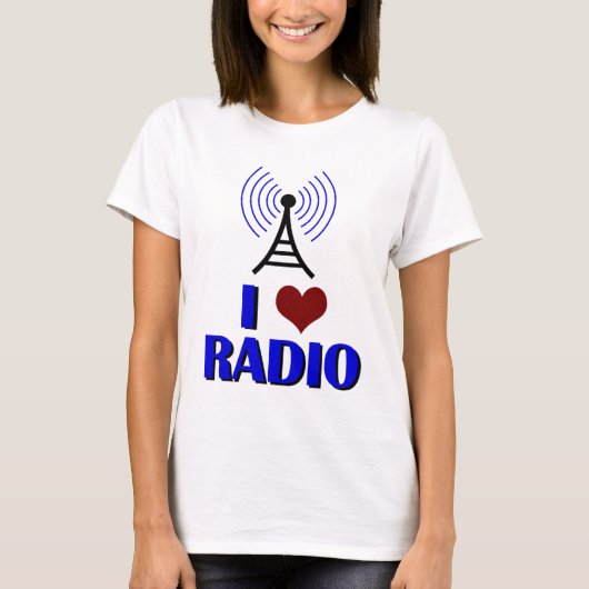 I Love Radio T-shirt (Voorkant)