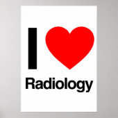 i love radiology poster (Voorkant)
