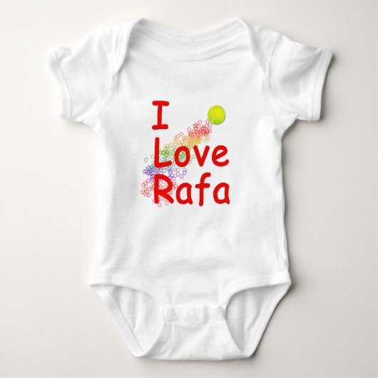 I Love Rafa Tennis Design Romper (Voorkant)
