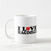 I Love Ragdoll Cats Koffiemok (Links)