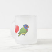 I Love Rainbow Lorikeets Matglas Koffiemok (Voorkant links)